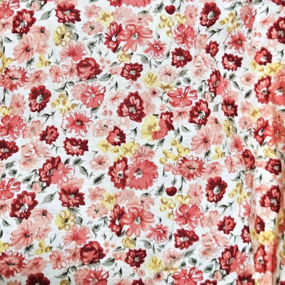 Calico Floral VTG Cottagecore Prairie Dress Farmhouse Country Pilgrimage Reenact - Picture 5 of 6